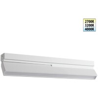 359770 OVER NT25 398 белый Светильник накладной с перекл. цв. температуры IP20 LED 18W 180-265V 2700К/3200К/4000К EOS