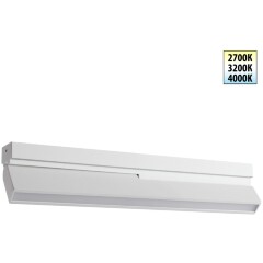 359770 OVER NT25 398 белый Светильник накладной с перекл. цв. температуры IP20 LED 18W 180-265V 2700К/3200К/4000К EOS