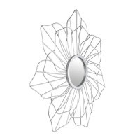 425031 ESASHI Декоративное зеркало в стиле неоклассика, сталь, зеркальное стекло, хром, B45, Ø610