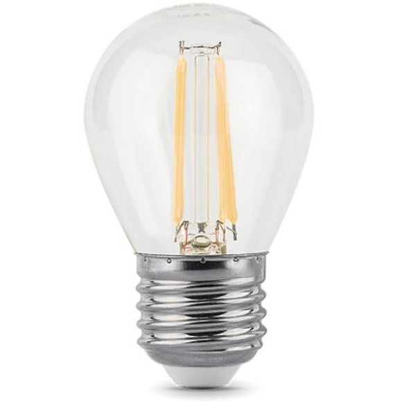 105802205-D Лампа Gauss Filament Шар 5W 450lm 4100К Е27 диммируемая LED 1/10/50