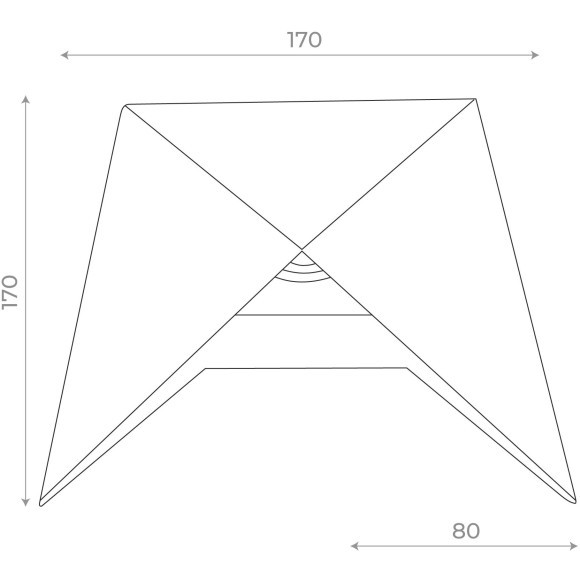 SL9503.501.01 Светильник уличный настенный ST-Luce Белый LED 1*7W 4000K CANNETO