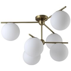 Люстра Crystal Lux FELIZ SP-PL6 BRONZE/WHITE