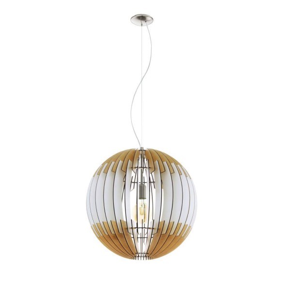 32847 OLMERO OLMERO 1 Подвесная люстра с 1 лампой E27, 60Вт, металл, дерево, IP20