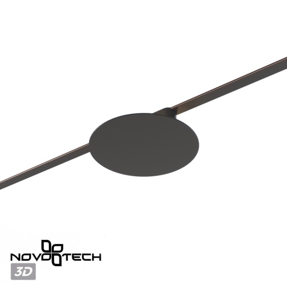 359475 Трековый ременный светодиодный SMART светильник c доп. механическим перекл. цветности Novotech EASY CRI90+ 3000-6000К 120Лм 280° 6W TUYA, Алиса, Wi-Fi