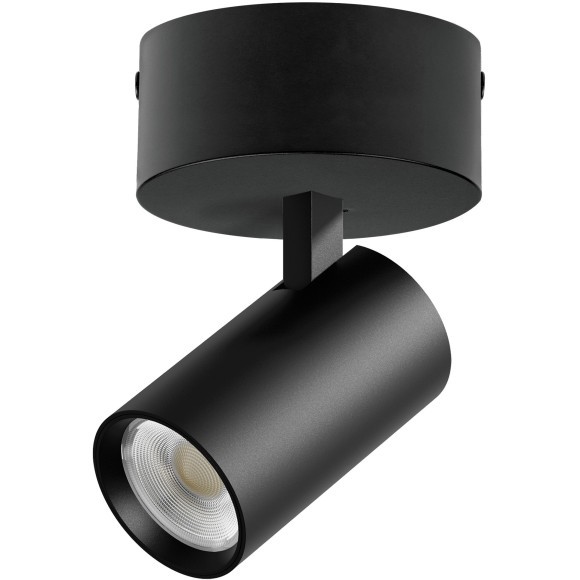 Черный накладной поворотный светодиодный спот 15Вт 24° 4000К CRI90 1880Лм Alta Base Lightstar A5147SO