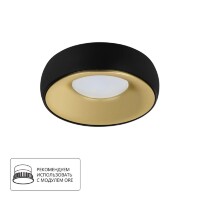 Точечный встраиваемый светильник Arte Lamp HEZE A6666PL-1BK