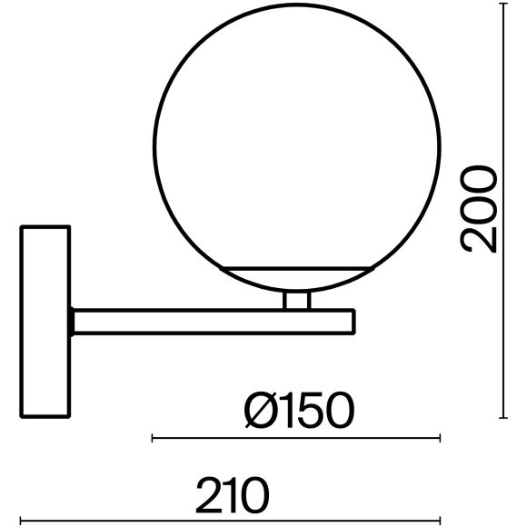 Настенный светильник (бра) Freya FR5230WL-01BS