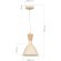 SLE1256-503-01 Светильник подвесной Бежевый/Бежевый, Светлое дерево, Золотистый E14 1*40W VISTA