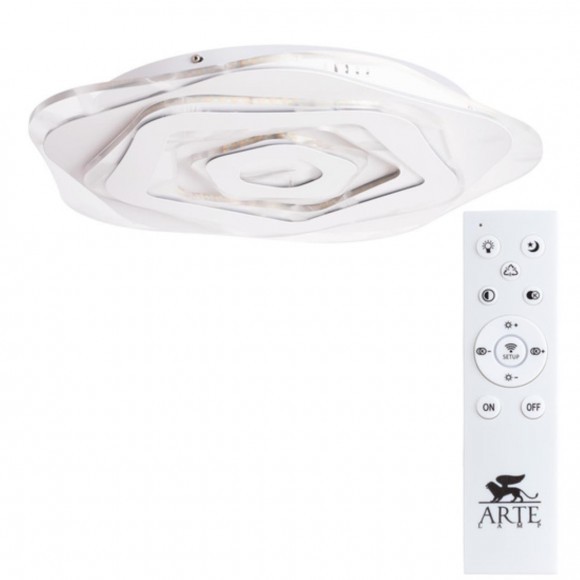 Люстра потолочная Arte Lamp A1398PL-1CL MULTI-PIUMA светодиодная LED 160W