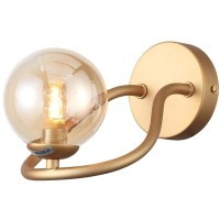 SL1502.201.01 Светильник настенный ST-Luce Золотистый/Янтарный G9 1*5W LEGATEZZA