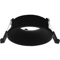 ST263.408.01 Черный матовый встраиваемый спот под лампу GU10 1*50W (без патрона в комплекте)