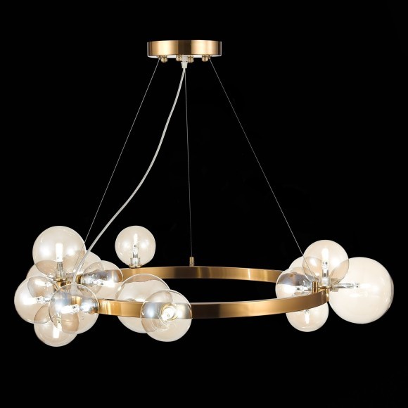 SL1165.303.15 Светильник подвесной ST-Luce Бронза/Коньячный G4 15*5W NECTON SL1165.303.15 Светильник подвесной ST-Luce Бронза/Коньячный G4 15*5W NECTON