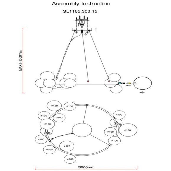 SL1165.303.15 Светильник подвесной ST-Luce Бронза/Коньячный G4 15*5W NECTON SL1165.303.15 Светильник подвесной ST-Luce Бронза/Коньячный G4 15*5W NECTON