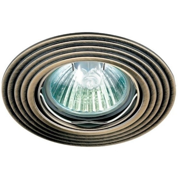 Встраиваемый светильник Novotech 369162 Antic под лампу 1xGU5.3 50W