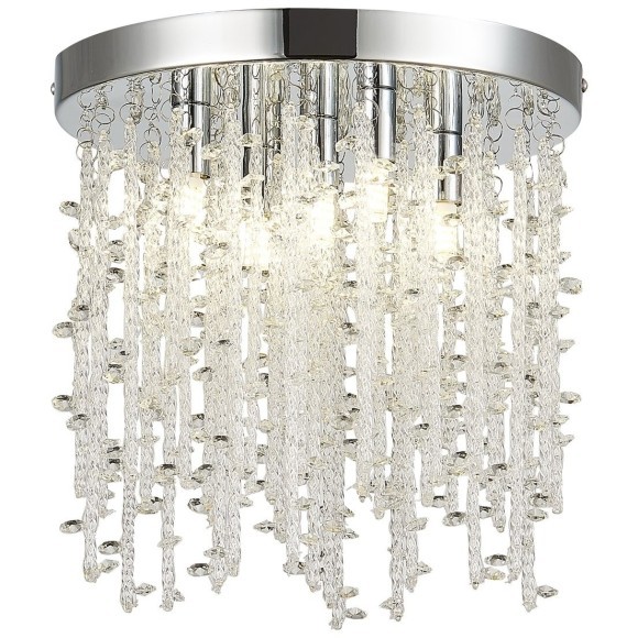 SLE103302-05 Светильник потолочный Хром/Прозрачный G9 5*3W LUCCHIO