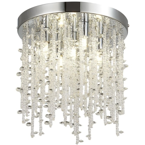 SLE103302-05 Светильник потолочный Хром/Прозрачный G9 5*3W LUCCHIO