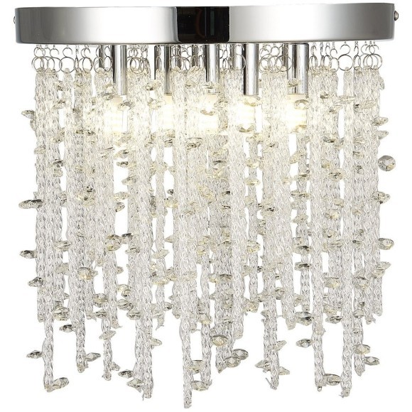 SLE103302-05 Светильник потолочный Хром/Прозрачный G9 5*3W LUCCHIO