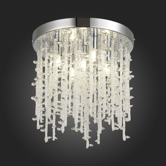 SLE103302-05 Светильник потолочный Хром/Прозрачный G9 5*3W LUCCHIO