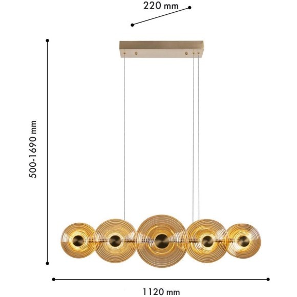 Подвесной светильник Whirlpool 4571-10P