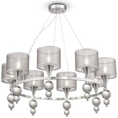 Люстра подвесная Freya FR5093PL-08CH Lauren под лампы 8xE14 40W