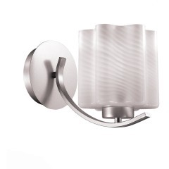 SL117.501.01 Бра ST-Luce Серебристый/Белый с полосками E27 1*60W ONDE SL117.501.01 Бра ST-Luce Серебристый/Белый с полосками E27 1*60W ONDE