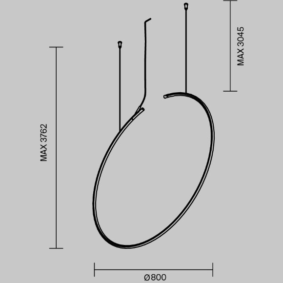Шинопровод Technical TRX233-RV-D800-B Шинопровод Technical TRX233-RV-D800-B