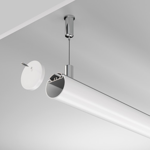 Алюминиевый профиль подвесной ALM-D30-S-2M