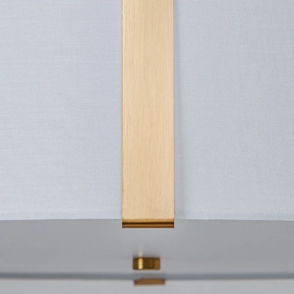 Arte Lamp Dream A4110SP-6PB Подвесная современная люстра с абажуром диаметром 65 см, плафон белый текстиль, медный металл, лампы E14 6шт до 40Вт IP20 220В, макс. высота 100см