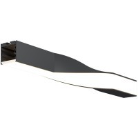 Радиусный профиль 35x35 Twist левый черный ALM-3535R-B-TL-90°-0.4M