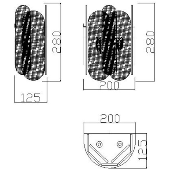 Бра Freya FR5141WL-02BS Deserto под лампы 2xG9 35W