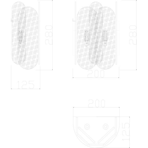 Бра Freya FR5141WL-02BS Deserto под лампы 2xG9 35W