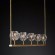 Люстра Rh Boule De Cristal Linear Chandelier 5 Bronze By Imperiumloft