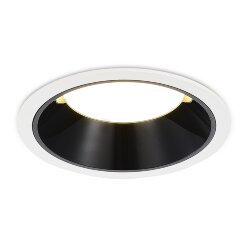 ST755.438.12 Св-к встр. Черный LED 1*12W 3000K 1 080Lm Ra80 120° IP20 D105xH50 100-240V Встраиваемые светильники