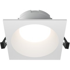 DL126-GX53-SQ-W Квадратный белый встраиваемый влагозащищенный светильник под сменную лампу GX53 IP44 Maytoni Share DL126-GX53-SQ-W Квадратный белый встраиваемый влагозащищенный светильник под сменную лампу GX53 IP44 Maytoni Share