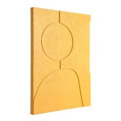 423153 BESERAH Картина на холсте желтый L600 B37 H800 дерево