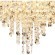Люстра подвесная Stilfort 2187/09/12P, серия Rain of Crystal