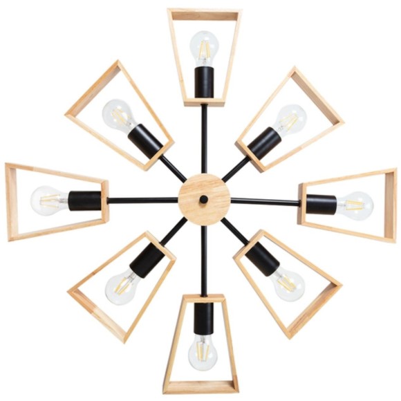 Люстра потолочная Arte Lamp A8030PL-8BK BRUSSELS под лампы 8xE27 60W