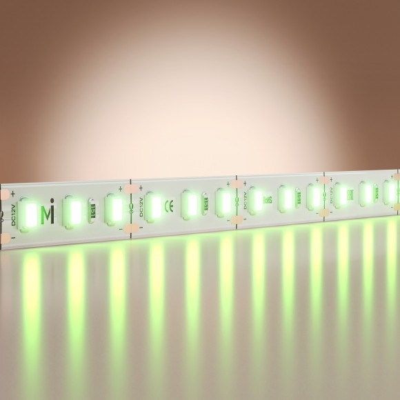 Светодиодная лента Base 12В 2835 9,6Вт/м Green 5м IP 20 Led Strip 201172