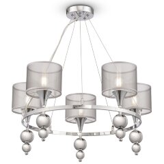 Люстра подвесная Freya FR5093PL-05CH Lauren под лампы 5xE14 40W