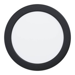 901414 Светодиод встраиваемый свет-к  с рег-кой цветовой темп-ры FUEVA 6, 10,5W(LED), ?168, IP44,2700K, 4000K, 6500K, 1200lm, пластик, черный, белый