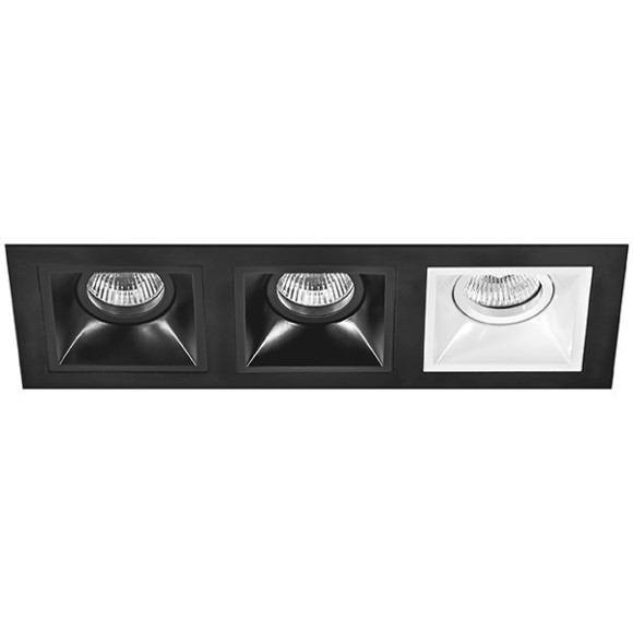Встраиваемый светильник Lightstar D537070706 Domino под лампы 3xGU5.3 150W