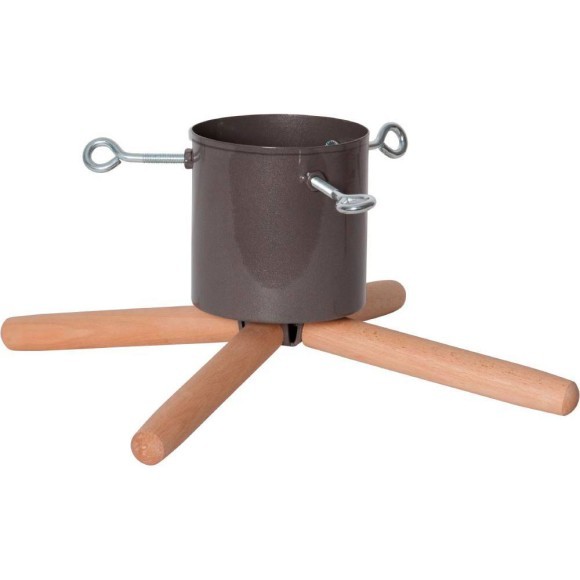 080-72 EGLO GRANIG Подставка для елки L-образная деревянная коричневая для напольных моделей