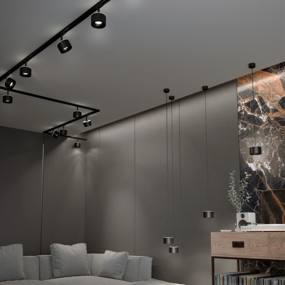 Подвесной светильник цилиндр Novotech 358968 Giro светодиодный LED 12W вниз + 3W вверхW