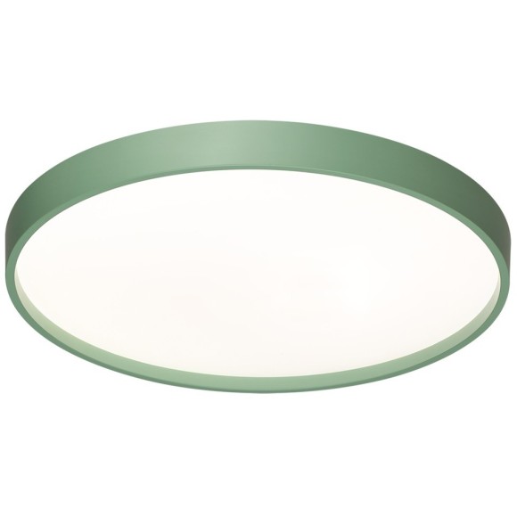 7743/DL COLOR SN Светильник светодиодный потолочный пластик/белый/зеленый LED 48Вт 3000-6000К D380 IP43 пульт ДУ MAVIC