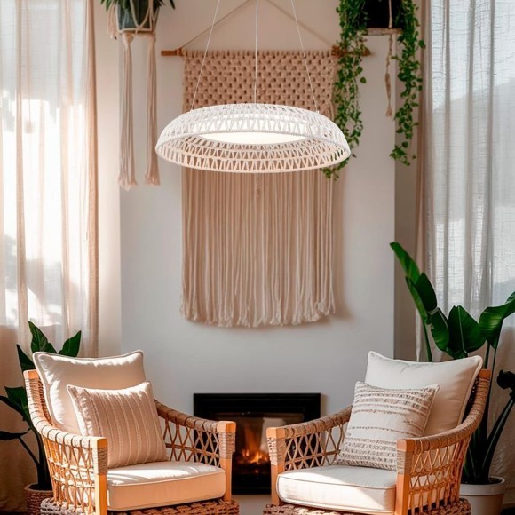 4751-5P, Подвесная люстра, D500xH200/1300, LEDx20W, 1200LM, 3000K, included