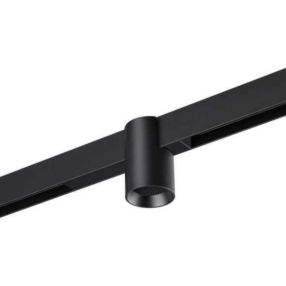 359954 Черный трековый светильник-цилиндр с перекл. цв. температуры 3000;4000;6000К 10Вт 24° 650Лм CRI90 Novotech VECTOR