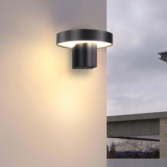 4640-1W, уличный светильник, D145xW140xH75, LEDx12W, 1050LM, 4000K, IP65, included