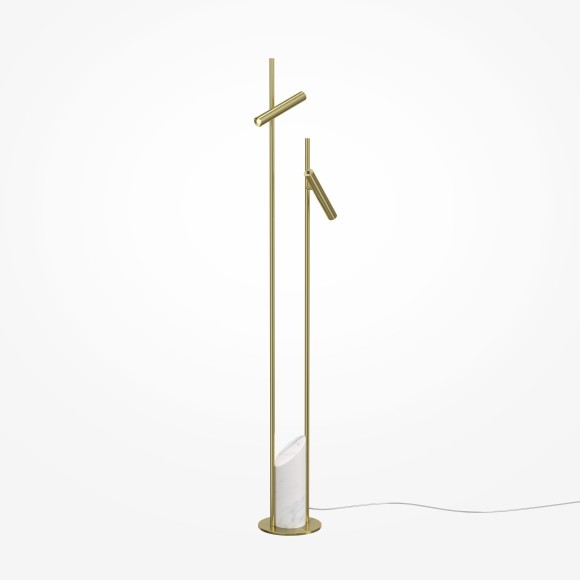 MOD460FL-L6BS3K Торшер с основанием из мрамора и латунного металла, независимый выкл. на каждом плафоне, 6Вт 250Лм 3000К CRI80 180° Maytoni Trust MOD460FL-L6BS3K Торшер с основанием из мрамора и латунного металла, независимый выкл. на каждом плафоне, 6Вт 250Лм 3000К CRI80 180° Maytoni Trust