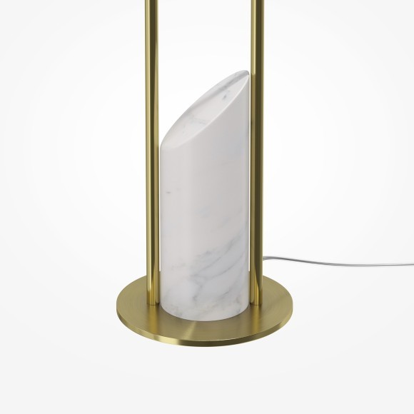 MOD460FL-L6BS3K Торшер с основанием из мрамора и латунного металла, независимый выкл. на каждом плафоне, 6Вт 250Лм 3000К CRI80 180° Maytoni Trust MOD460FL-L6BS3K Торшер с основанием из мрамора и латунного металла, независимый выкл. на каждом плафоне, 6Вт 250Лм 3000К CRI80 180° Maytoni Trust