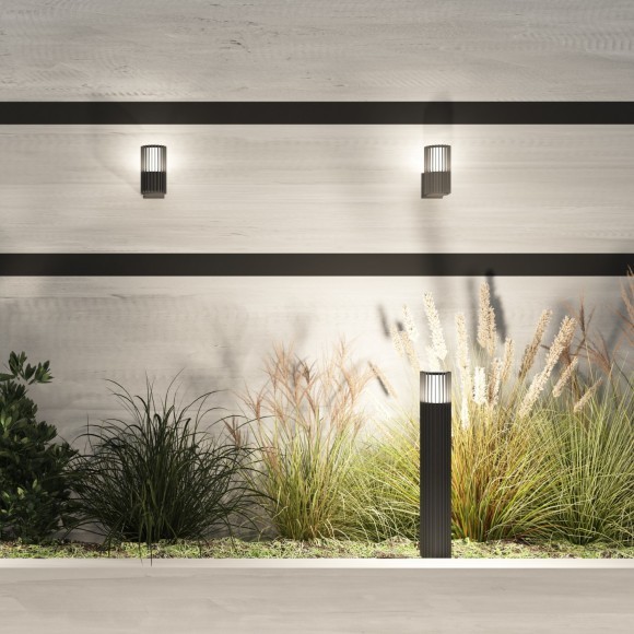 DK9722-BK Настенный черный уличный светильник Denkirs FARSUN IP65 под лампу 1xE27 до 18Вт